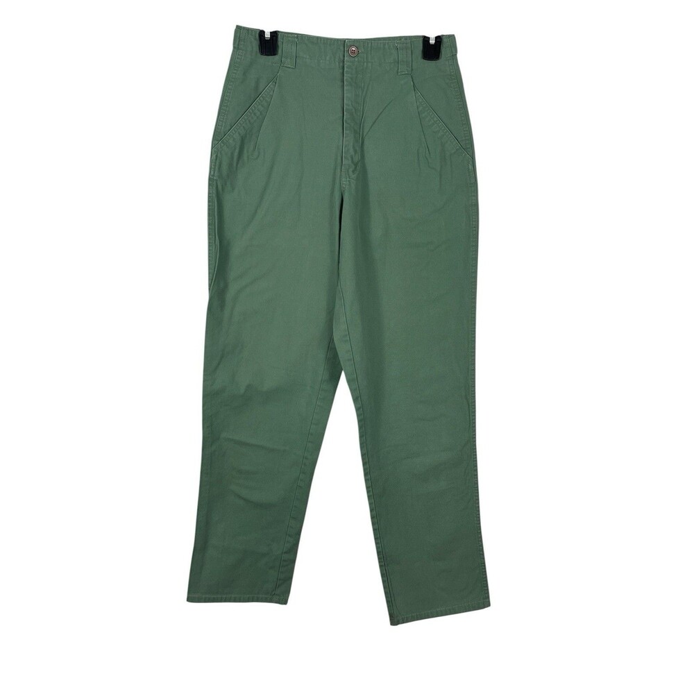 Patagonia Women’s Size 12 Green Organic Cotton Chino Pants Straight Leg